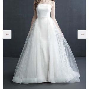 Allure Bridals Horsehair Tulle Wedding Bridal Overskirt
